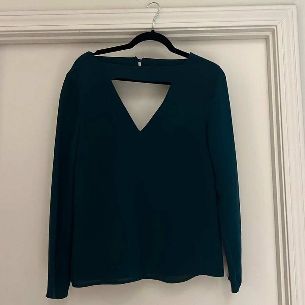 C/Meo Collective Size Medium Dark Green Top